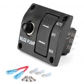 Bilge Pump Switch Panel 3 way